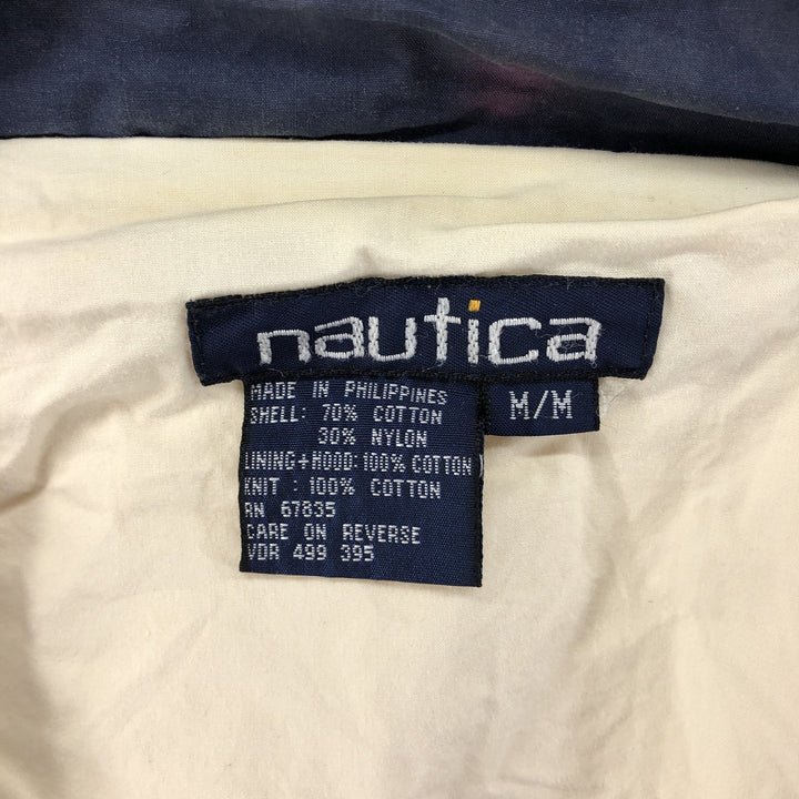 90'S Nautica sailing jacket, men's size M, vintage cotton Beige type Vintage Second Hand