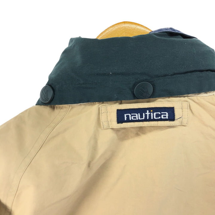 90'S Nautica sailing jacket, men's size M, vintage cotton Beige type Vintage Second Hand