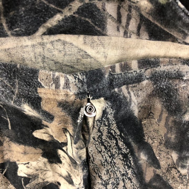 80'S Mossy Oak Camouflage Pattern Real Tree Camo Cotton Jacket Men's XL Vintage cotton Khaki type Vintage Second Hand
