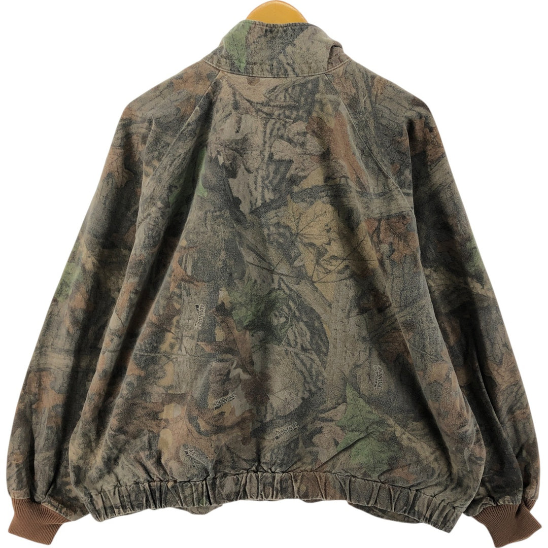 Vintage Liberty Realtree Camo Camouflage Pattern Zip-Up Blouson, Men's Size XL unclear Khaki type Vintage Second Hand