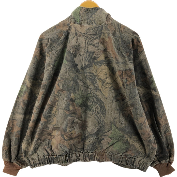 Vintage Liberty Realtree Camo Camouflage Pattern Zip-Up Blouson, Men's Size XL unclear Khaki type Vintage Second Hand