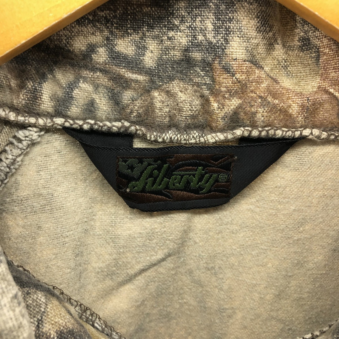 Vintage Liberty Realtree Camo Camouflage Pattern Zip-Up Blouson, Men's Size XL unclear Khaki type Vintage Second Hand