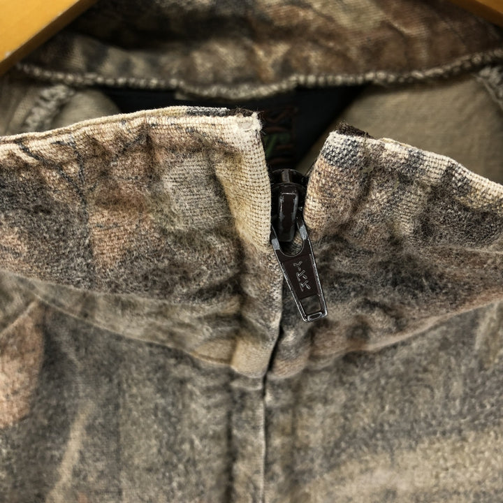 Vintage Liberty Realtree Camo Camouflage Pattern Zip-Up Blouson, Men's Size XL unclear Khaki type Vintage Second Hand