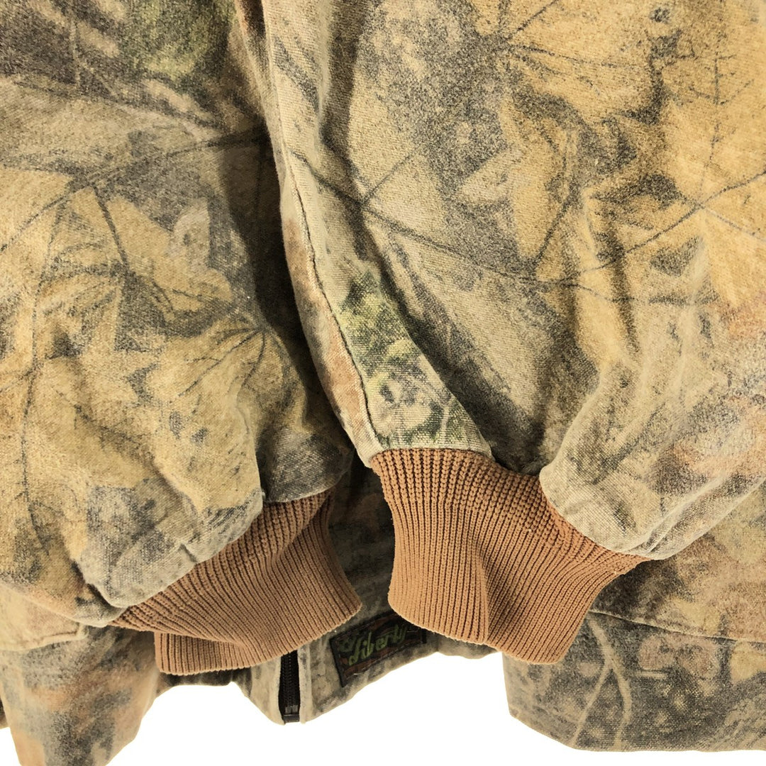 Vintage Liberty Realtree Camo Camouflage Pattern Zip-Up Blouson, Men's Size XL unclear Khaki type Vintage Second Hand