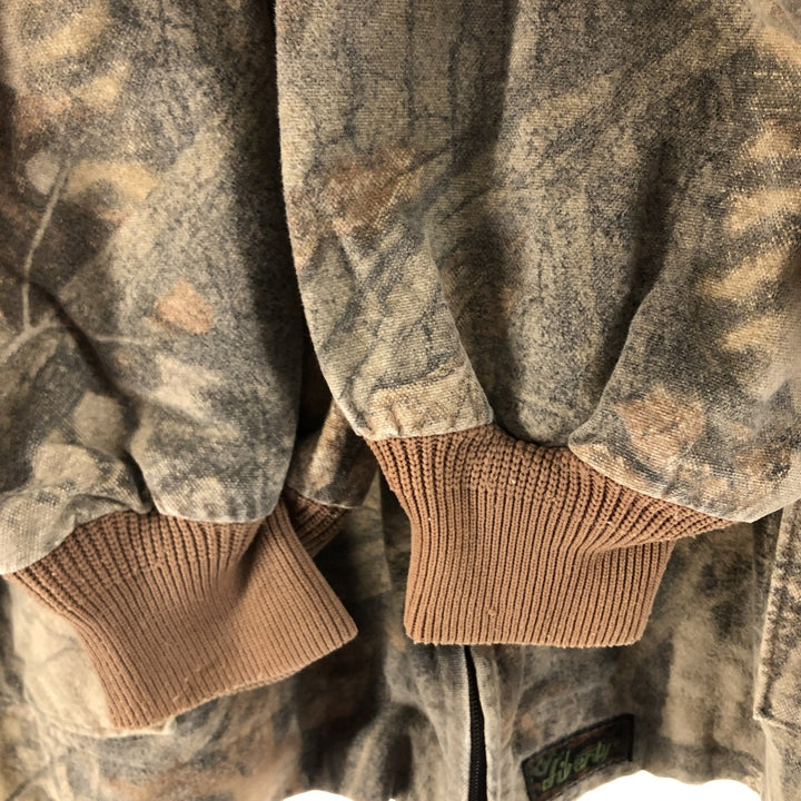 Vintage Liberty Realtree Camo Camouflage Pattern Zip-Up Blouson, Men's Size XL unclear Khaki type Vintage Second Hand