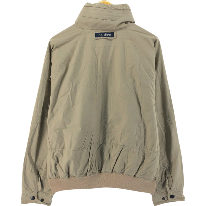 Vintage 80s-90'S NAUTICA cotton jacket, men's XL size cotton Beige type Vintage Second Hand