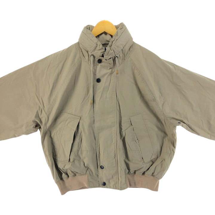 Vintage 80s-90'S NAUTICA cotton jacket, men's XL size cotton Beige type Vintage Second Hand