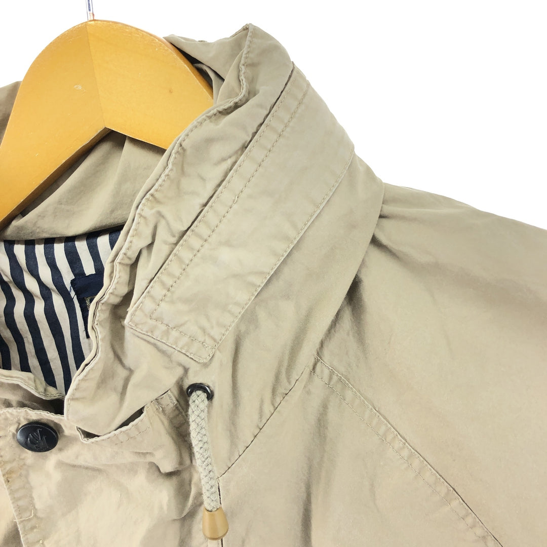 Vintage 80s-90'S NAUTICA cotton jacket, men's XL size cotton Beige type Vintage Second Hand