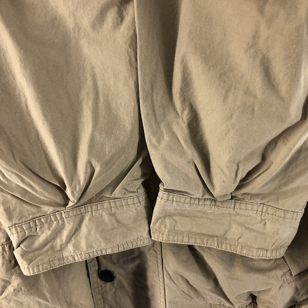 Vintage 80s-90'S NAUTICA cotton jacket, men's XL size cotton Beige type Vintage Second Hand