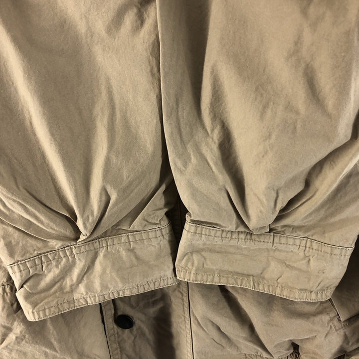Vintage 80s-90'S NAUTICA cotton jacket, men's XL size cotton Beige type Vintage Second Hand