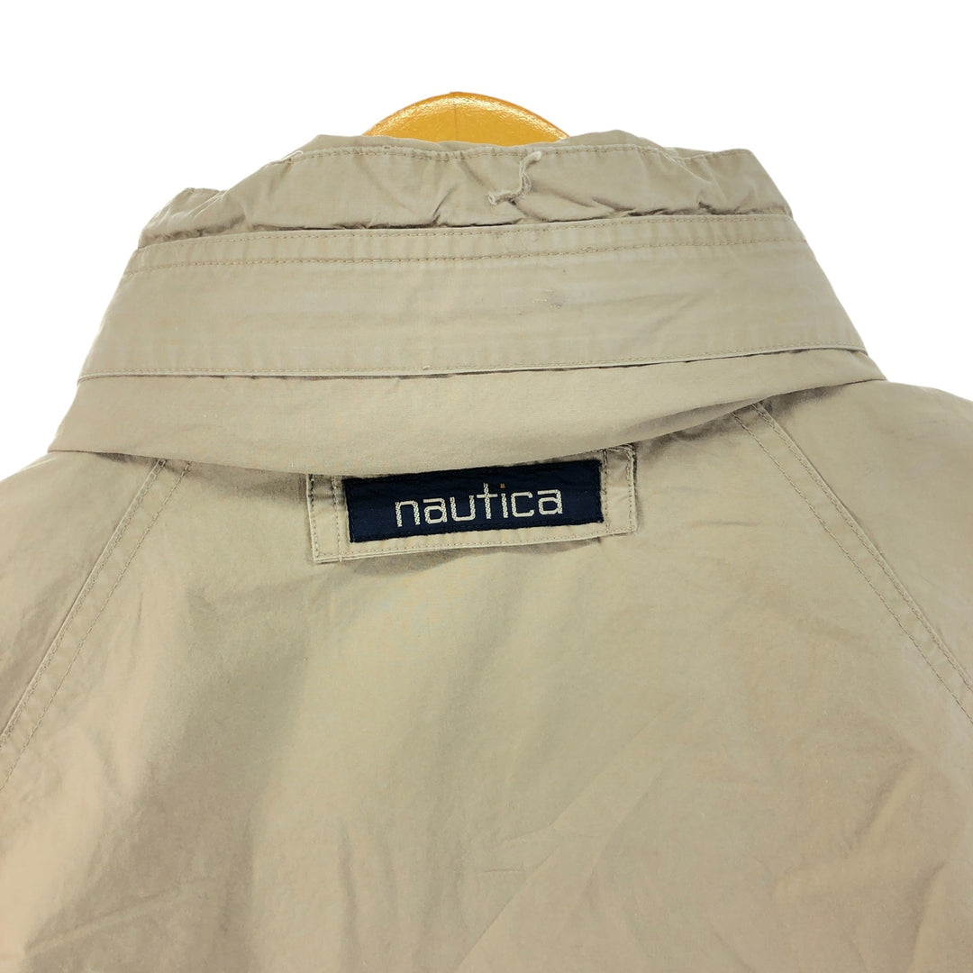 Vintage 80s-90'S NAUTICA cotton jacket, men's XL size cotton Beige type Vintage Second Hand