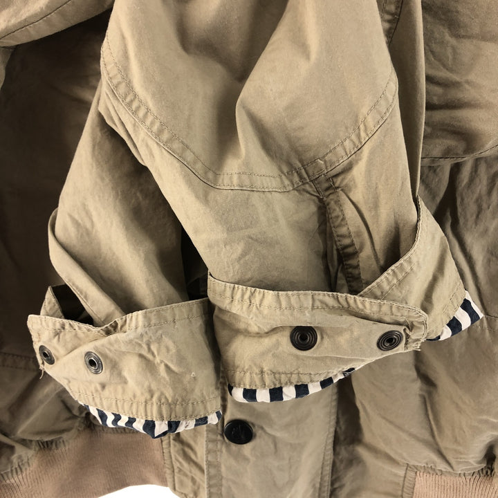 Vintage 80s-90'S NAUTICA cotton jacket, men's XL size cotton Beige type Vintage Second Hand