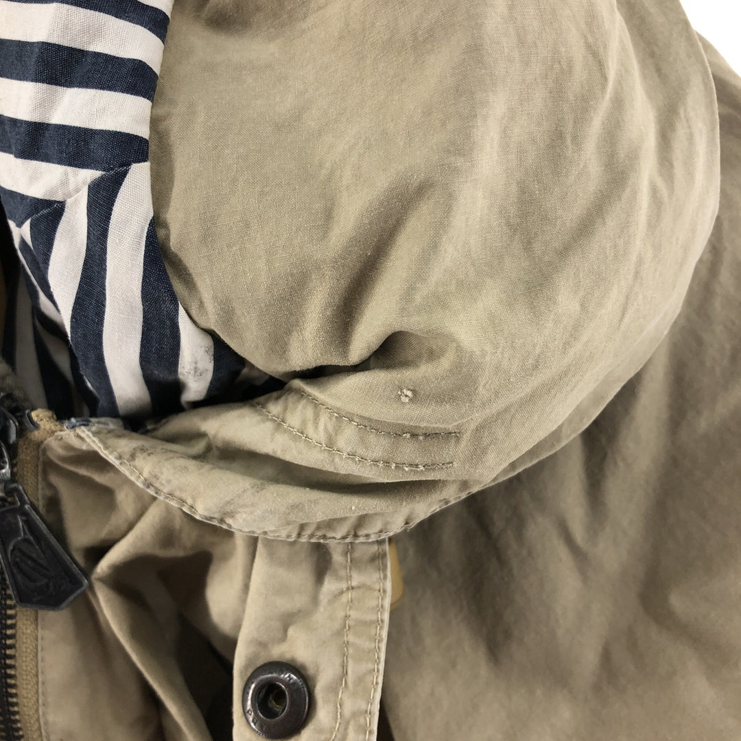 Vintage 80s-90'S NAUTICA cotton jacket, men's XL size cotton Beige type Vintage Second Hand
