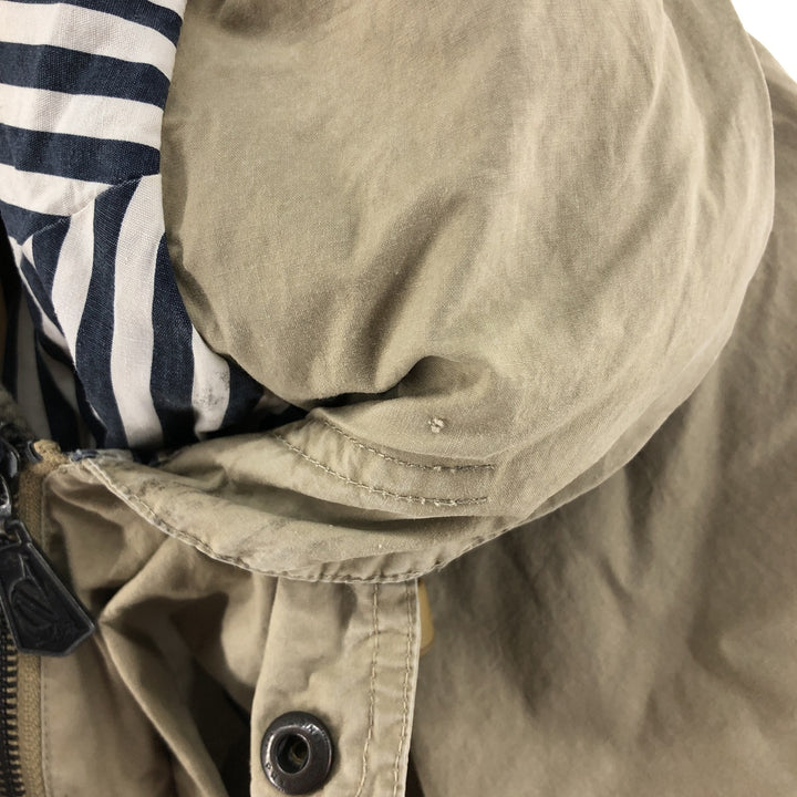 Vintage 80s-90'S NAUTICA cotton jacket, men's XL size cotton Beige type Vintage Second Hand