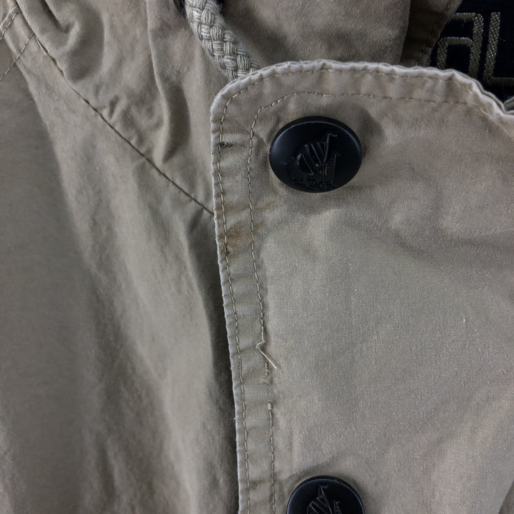 Vintage 80s-90'S NAUTICA cotton jacket, men's XL size cotton Beige type Vintage Second Hand