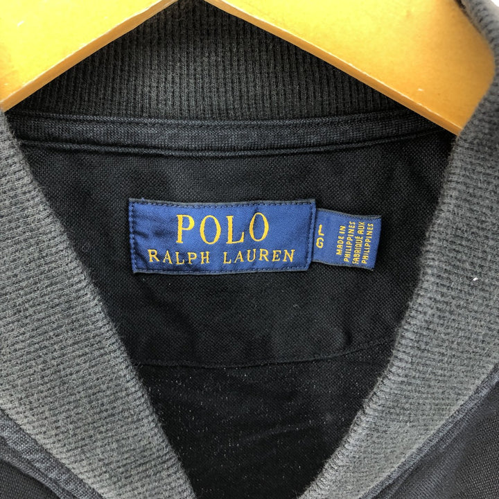 Ralph Lauren POLO RALPH LAUREN Cotton Blouson Men's L size cotton black type Vintage Second Hand