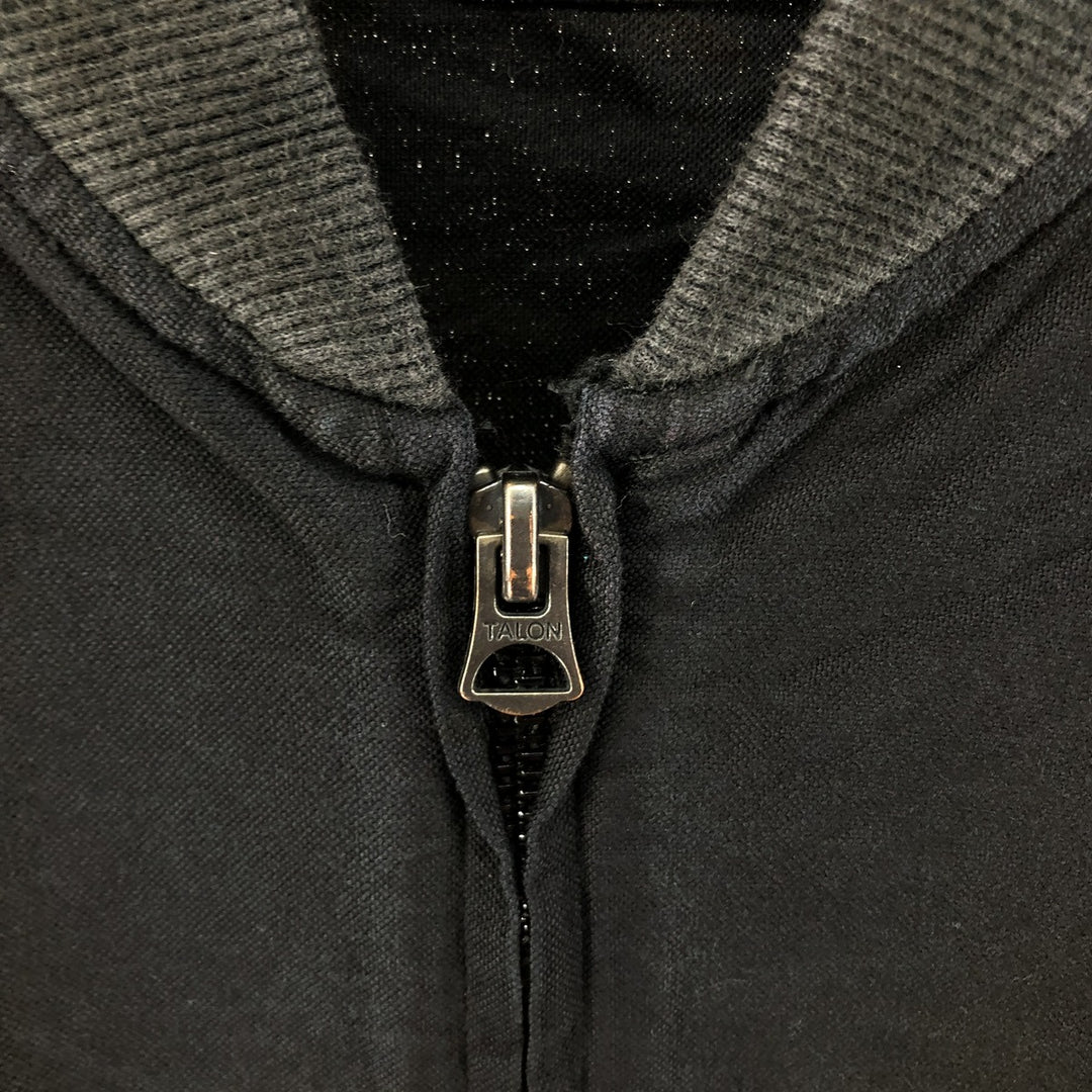 Ralph Lauren POLO RALPH LAUREN Cotton Blouson Men's L size cotton black type Vintage Second Hand