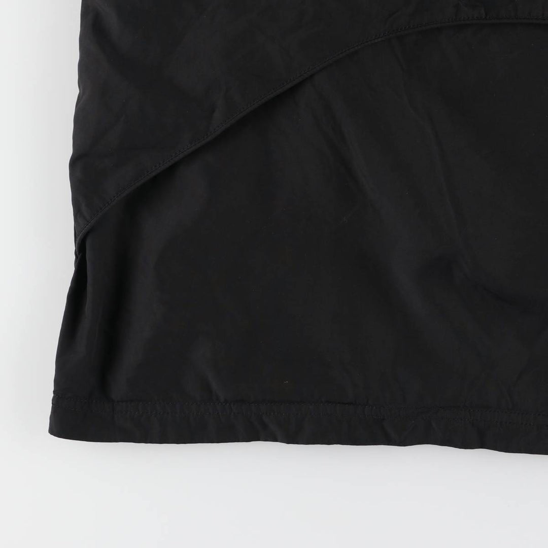 90s~00'S Adidas Half Snap Warm-up Pullover Men's L size polyester black type Vintage Second Hand