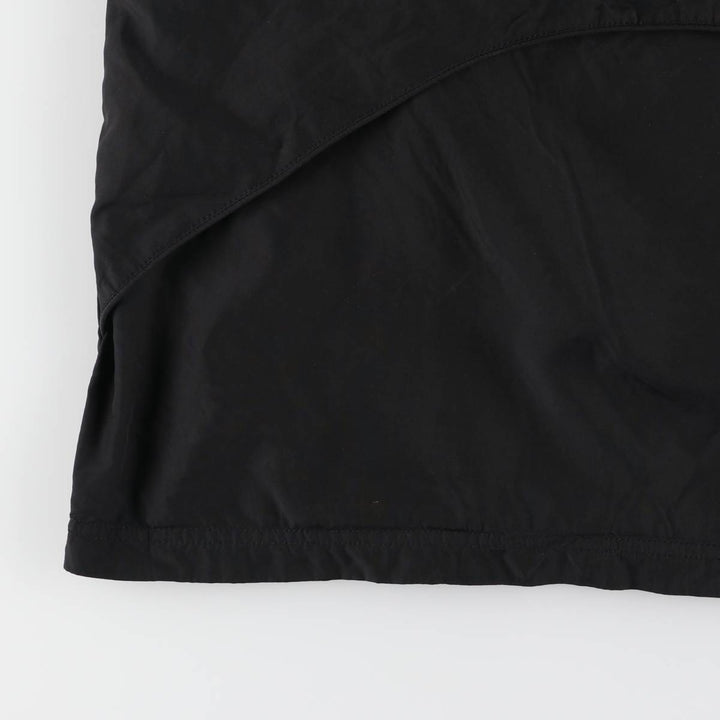 90s~00'S Adidas Half Snap Warm-up Pullover Men's L size polyester black type Vintage Second Hand