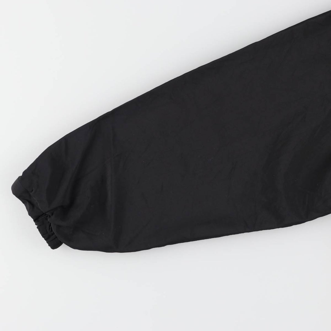 90s~00'S Adidas Half Snap Warm-up Pullover Men's L size polyester black type Vintage Second Hand