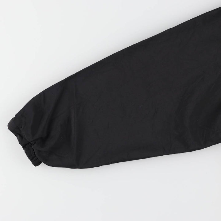 90s~00'S Adidas Half Snap Warm-up Pullover Men's L size polyester black type Vintage Second Hand