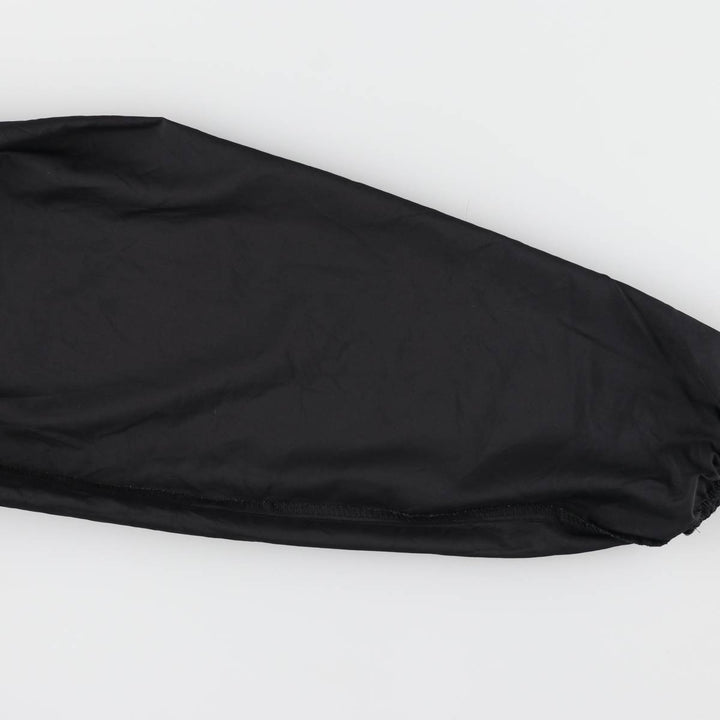 90s~00'S Adidas Half Snap Warm-up Pullover Men's L size polyester black type Vintage Second Hand