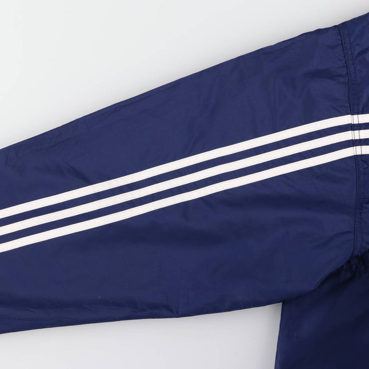 90s~00'S Adidas Half Snap Warm-up Pullover Men's XL unclear blue type Vintage Second Hand
