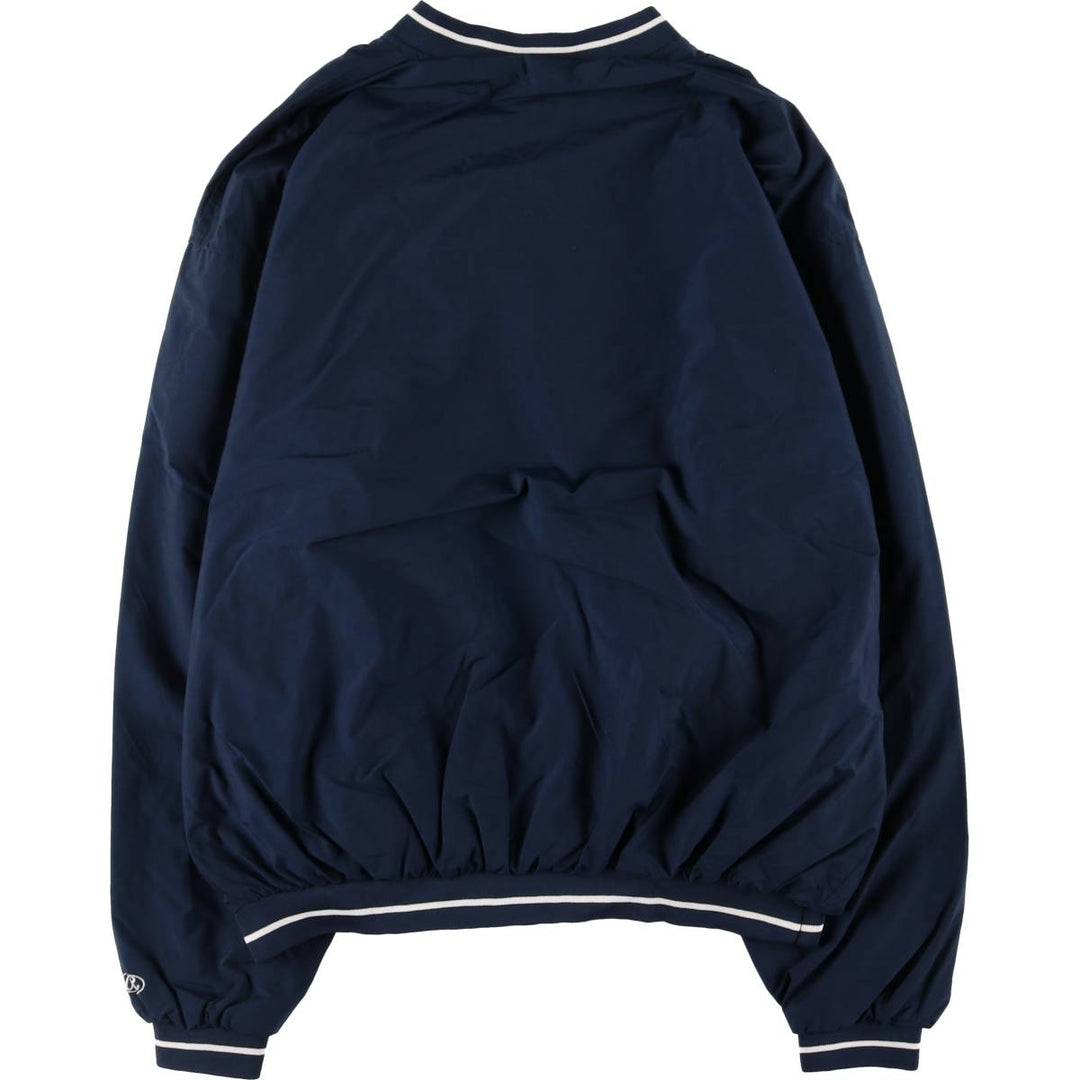 Rawlings MLB NEW YORK YANKEES New York Yankees V-neck warm-up pullover, men's XXL size unclear navy blue type Vintage Second Hand