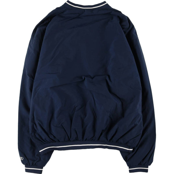 Rawlings MLB NEW YORK YANKEES New York Yankees V-neck warm-up pullover, men's XXL size unclear navy blue type Vintage Second Hand