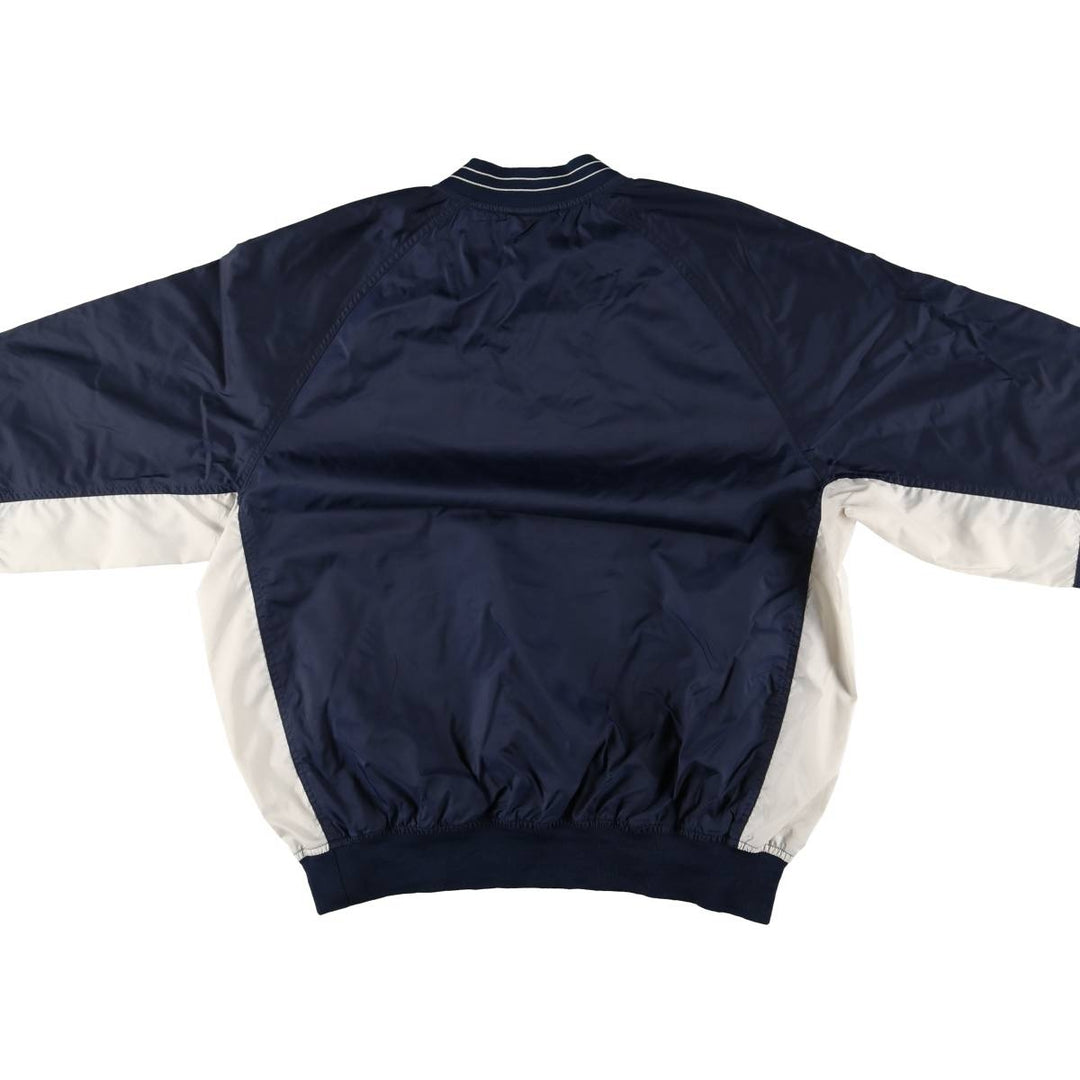 90'S Nike V-neck nylon pullover, men's size M, vintage Nylon navy blue type Vintage Second Hand