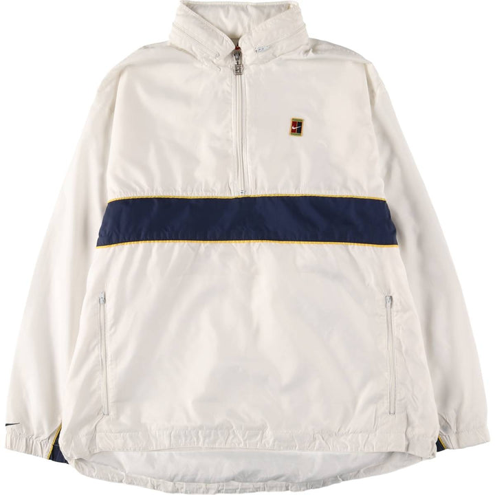 90'S Nike Half Zip Warm Up Pullover Men's XL Vintage unclear white type Vintage Second Hand