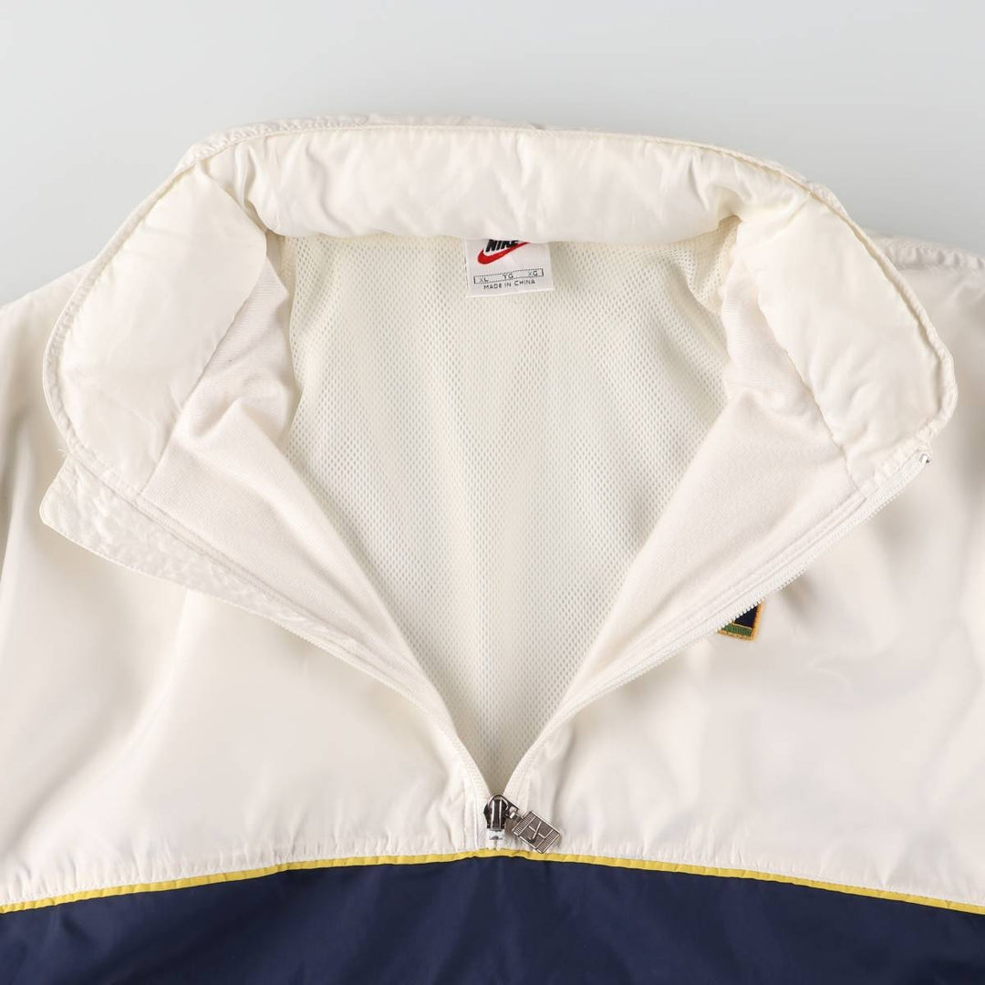 90'S Nike Half Zip Warm Up Pullover Men's XL Vintage unclear white type Vintage Second Hand