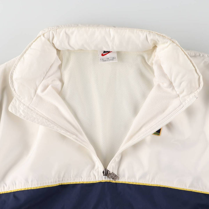 90'S Nike Half Zip Warm Up Pullover Men's XL Vintage unclear white type Vintage Second Hand