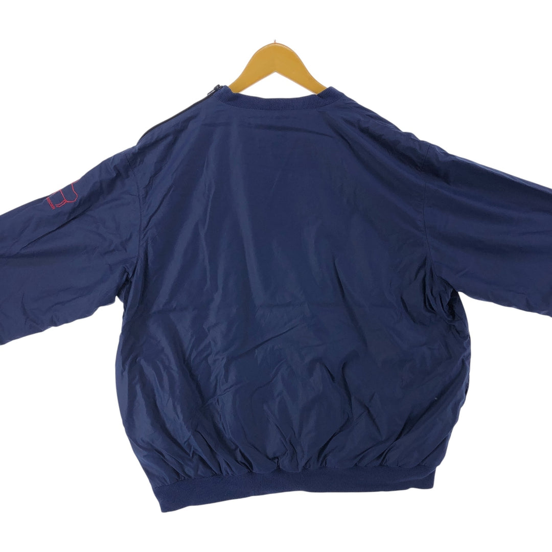 90'S Ralph Lauren POLO by Ralph Lauren nylon pullover made in USA, men's size L, vintage Nylon navy blue type Vintage Second Hand