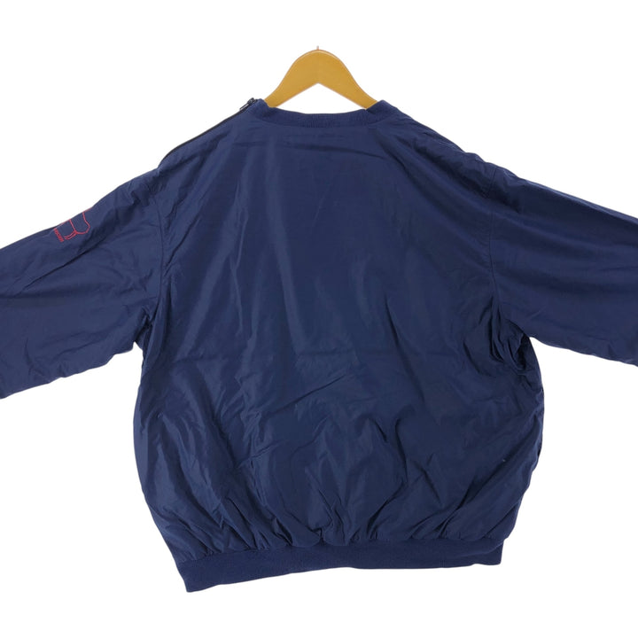 90'S Ralph Lauren POLO by Ralph Lauren nylon pullover made in USA, men's size L, vintage Nylon navy blue type Vintage Second Hand