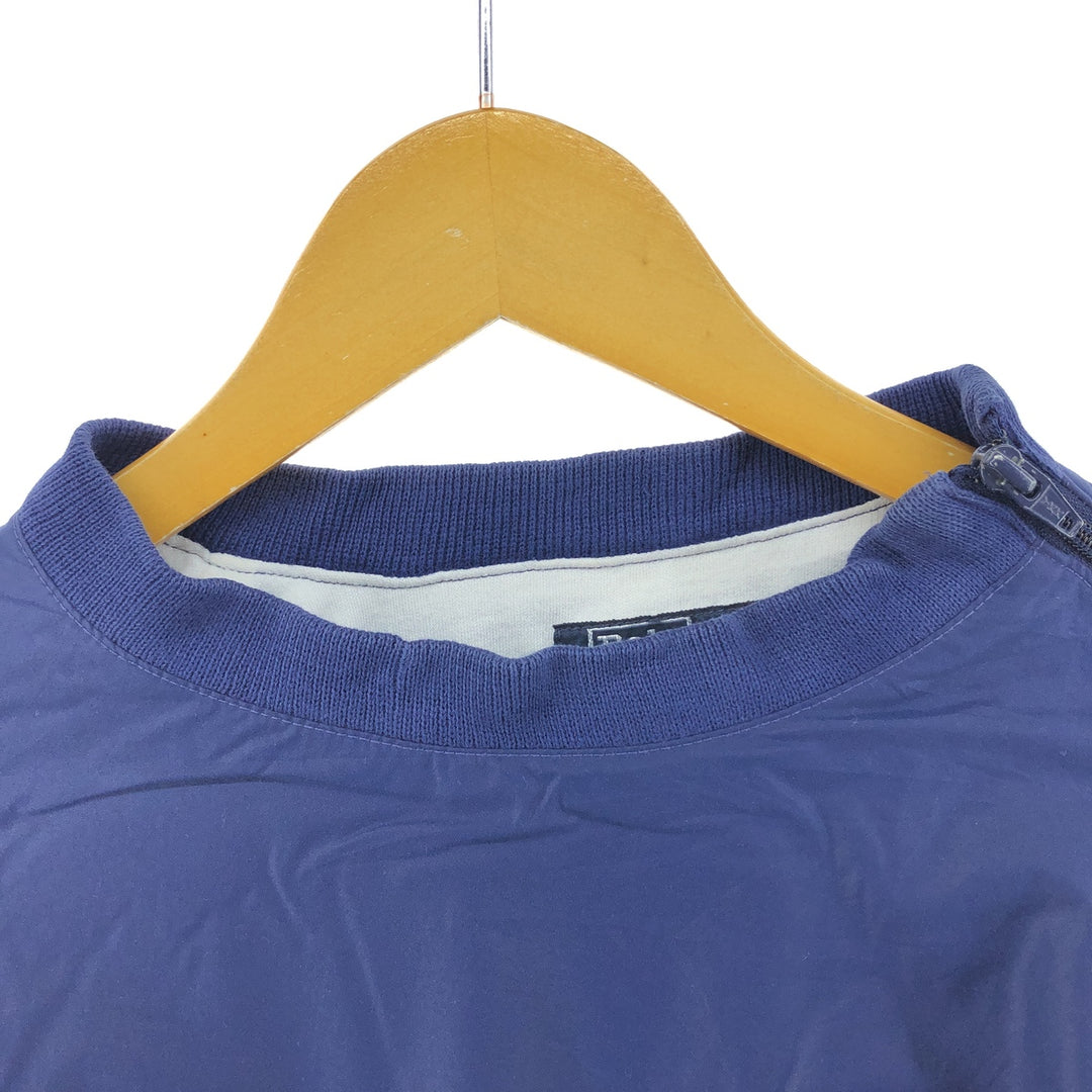 90'S Ralph Lauren POLO by Ralph Lauren nylon pullover made in USA, men's size L, vintage Nylon navy blue type Vintage Second Hand