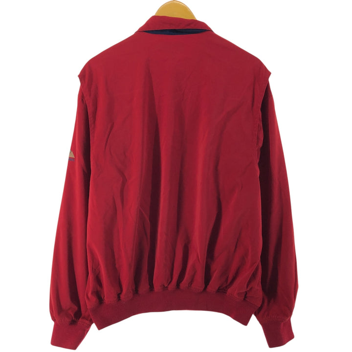 Ralph Lauren POLO GOLF Polo Golf Half Snap Collar Warm-up Pullover Men's Size L polyester red type Vintage Second Hand