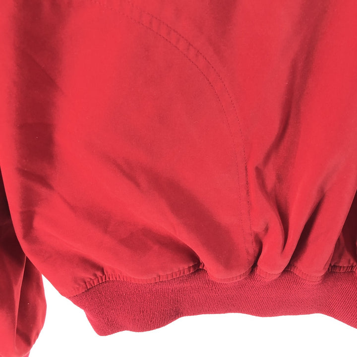 Ralph Lauren POLO GOLF Polo Golf Half Snap Collar Warm-up Pullover Men's Size L polyester red type Vintage Second Hand