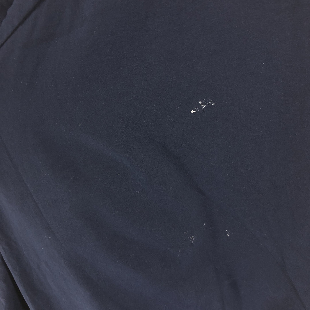 90s~ Tommy Hilfiger V-neck warm-up pullover, men's XL size, vintage polyester navy blue type Vintage Second Hand