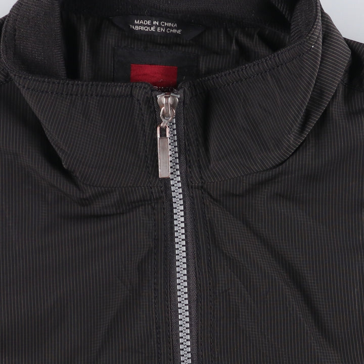 Massimo MASSIMO Check Pattern Windbreaker, Men's Size L polyester Charcoal Vintage Second Hand