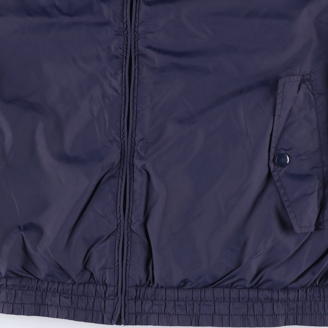 Lacoste stand-collar windbreaker, men's size XL polyamide navy blue type Vintage Second Hand