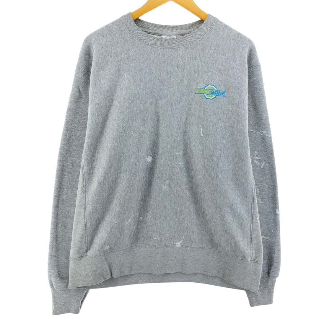 Champion REVERSE WEAVE Paint Sweatshirt, Men's Size L cotton gray type Vintage Second Hand