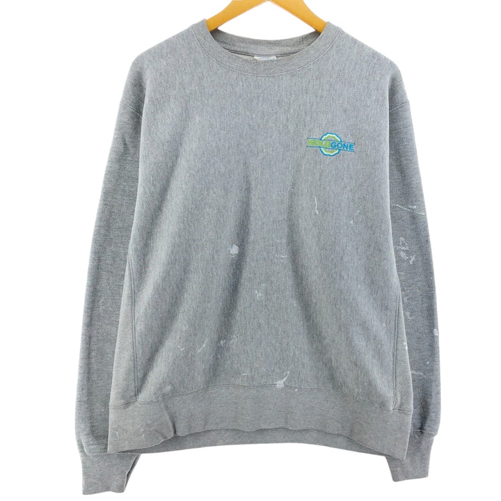Champion REVERSE WEAVE Paint Sweatshirt, Men's Size L cotton gray type Vintage Second Hand