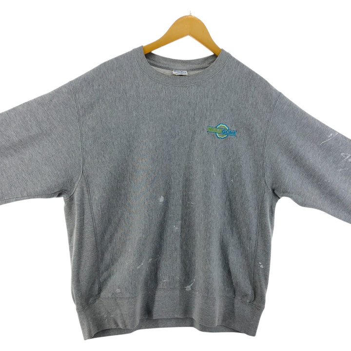 Champion REVERSE WEAVE Paint Sweatshirt, Men's Size L cotton gray type Vintage Second Hand