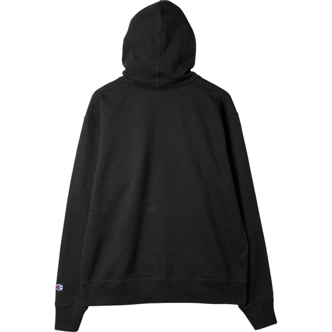 Champion Authentic Athleticwear Sweat Full Zip Hoodie, Men's Size L cotton black type Vintage Second Hand