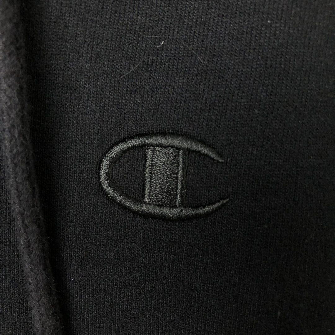 Champion Authentic Athleticwear Sweat Full Zip Hoodie, Men's Size L cotton black type Vintage Second Hand