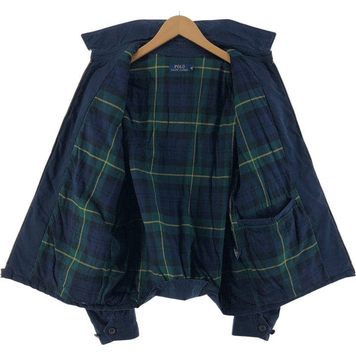 Ralph Lauren POLO RALPH LAUREN Padded Swing Top Sports Jacket Men's M cotton navy blue type Vintage Second Hand