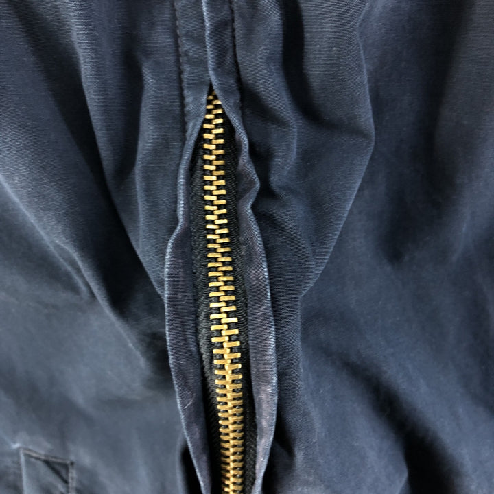 Ralph Lauren POLO RALPH LAUREN Padded Swing Top Sports Jacket Men's M cotton navy blue type Vintage Second Hand