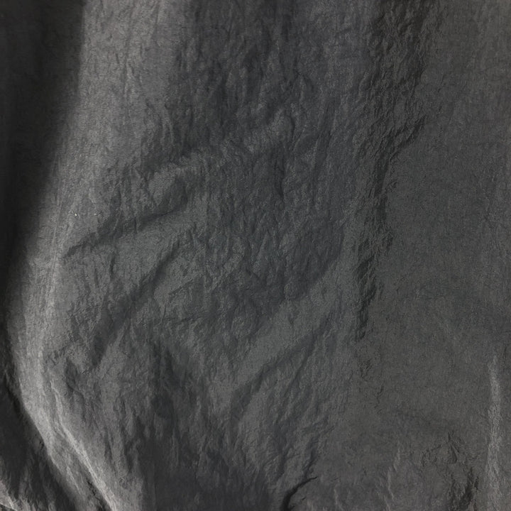 90'S Nike V-neck nylon pullover, men's XL size, vintage Nylon black type Vintage Second Hand