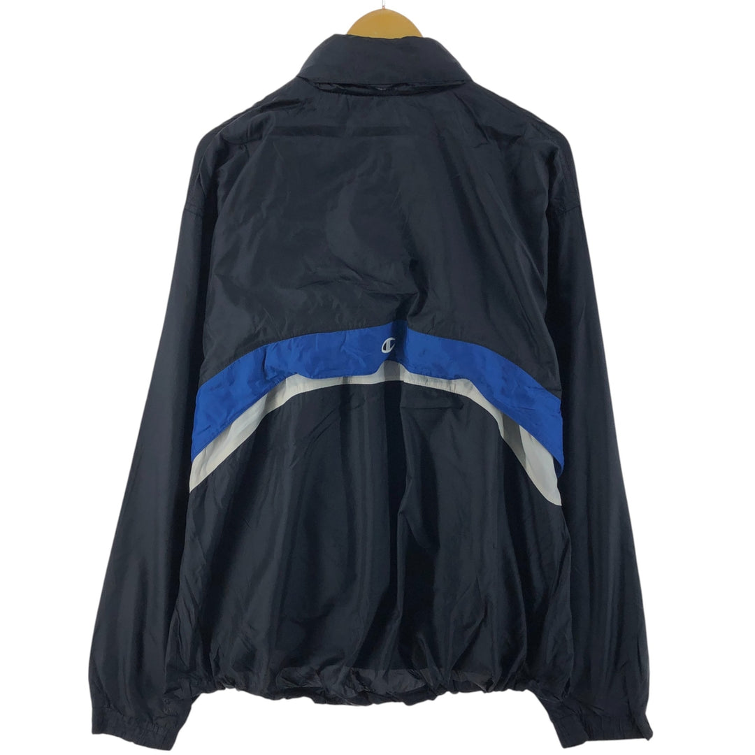 2000'S Champion Authentic Athletic Apparel Half-Zip Anorak Jacket, Men's XL Pullover unclear black type Vintage Second Hand